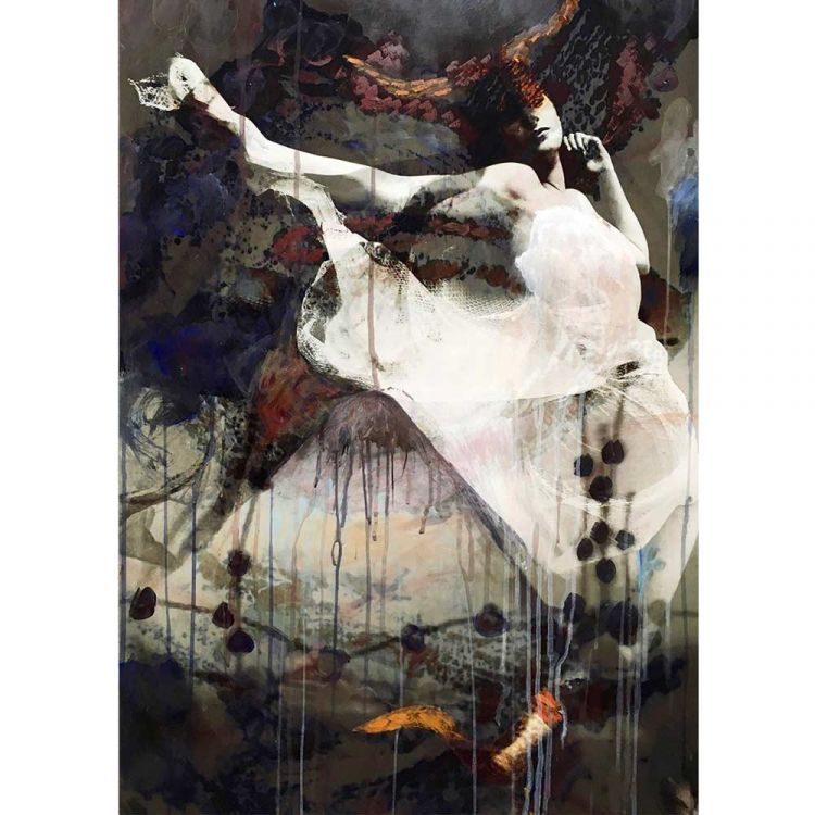 Vægdekoration Entrapment 100x150 cm Artwood