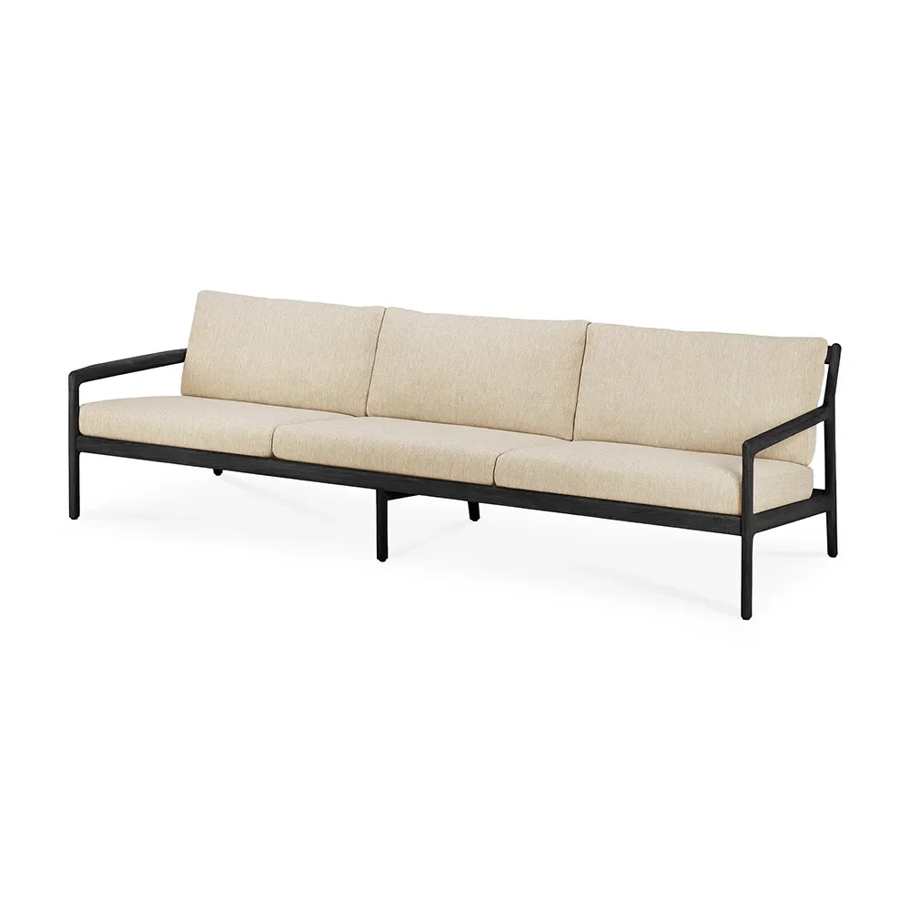 Ethnicraft, Jack 3-sæders sofa Black/Natural