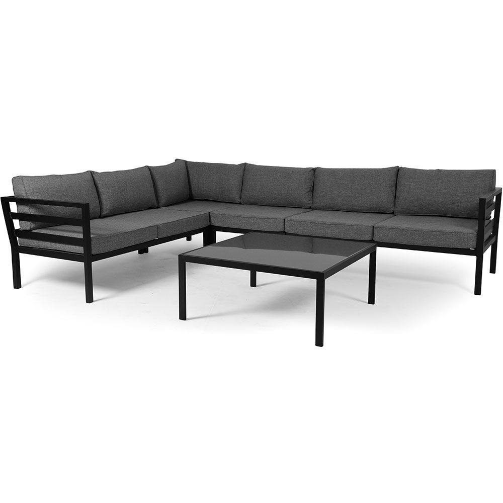 Weldon Loungegruppe Sort Brafab