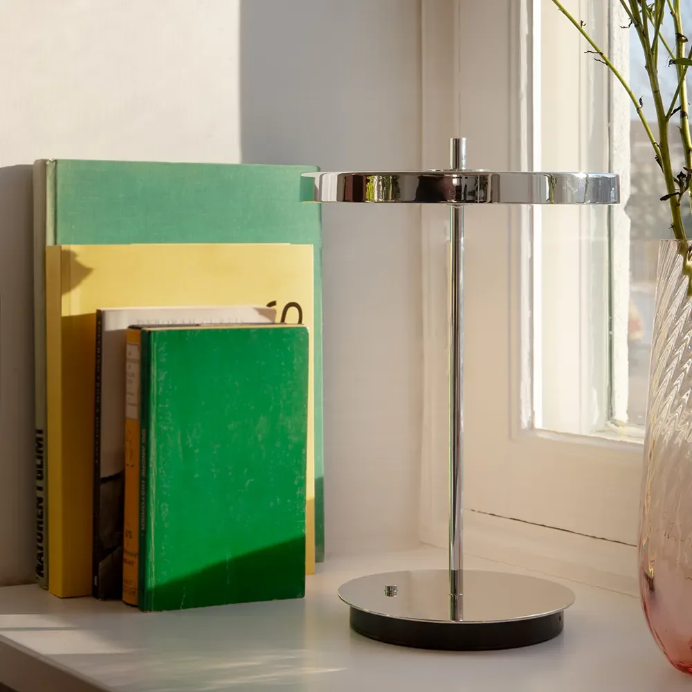 Asteria Move Monochrome Bærbar lampe Silver