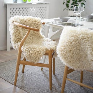 Wooly tæppe 60x90 cm Beige