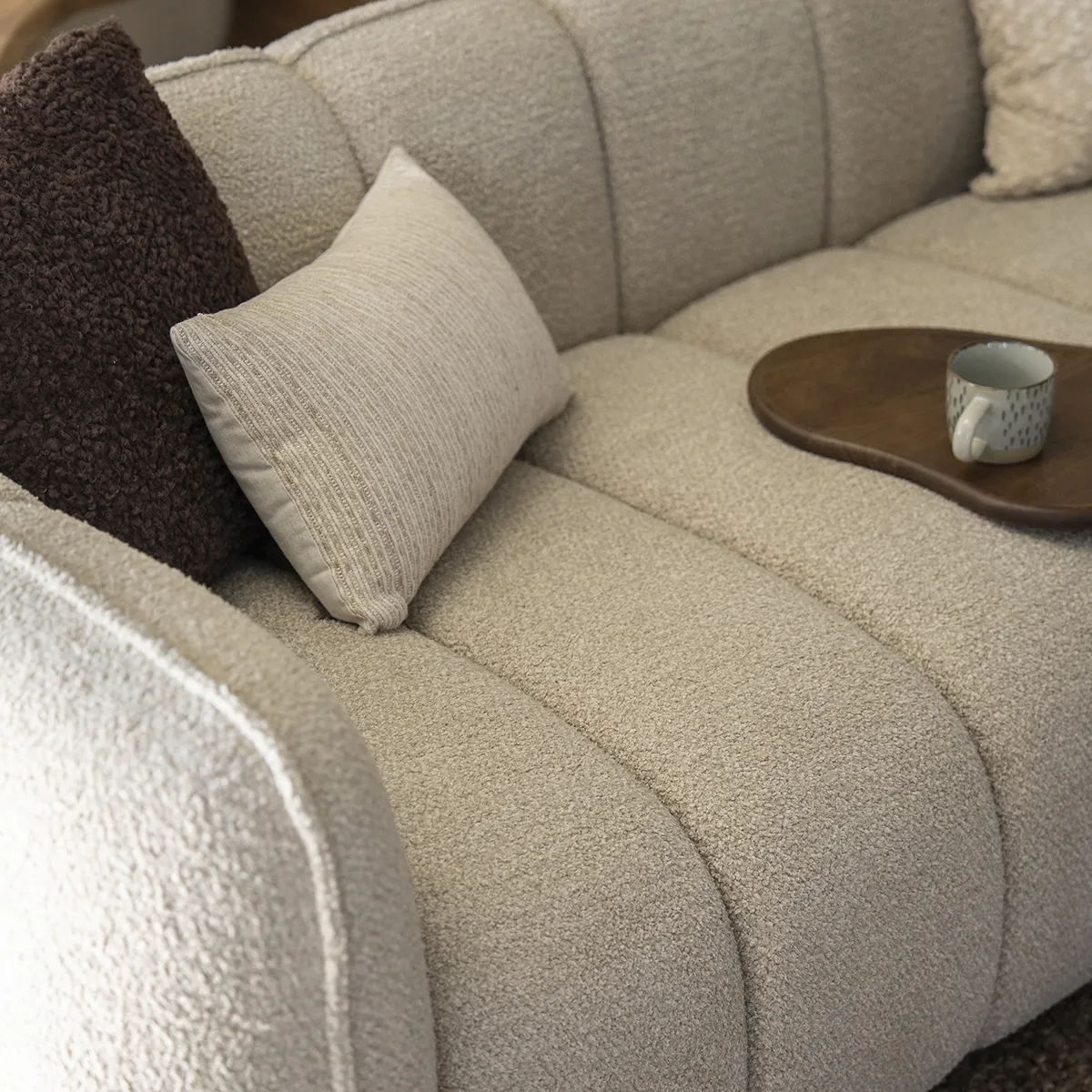 Sofa Cubetto (2,5-personers) Taupe