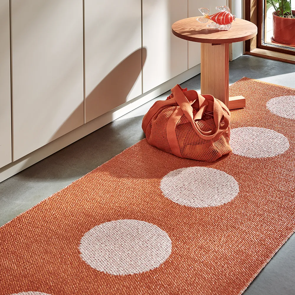 Vera Pop tæppe Pale Orange/Pearl Pink 70 x 280cm