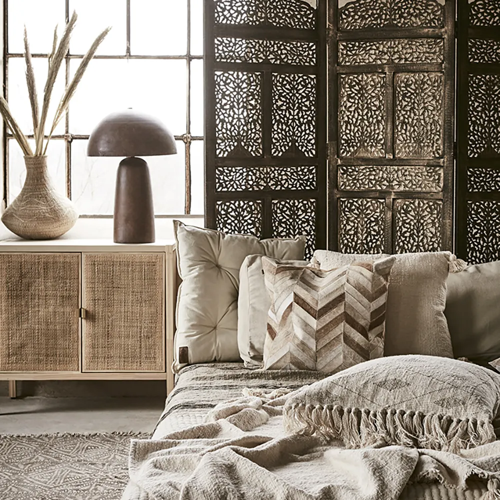 FUNGI Bordlampe L Rusty brown