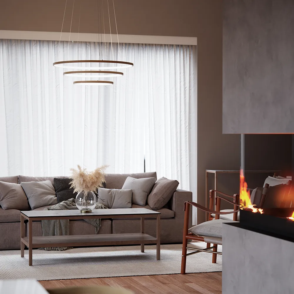 Trione loftlampe Ø80cm Nature