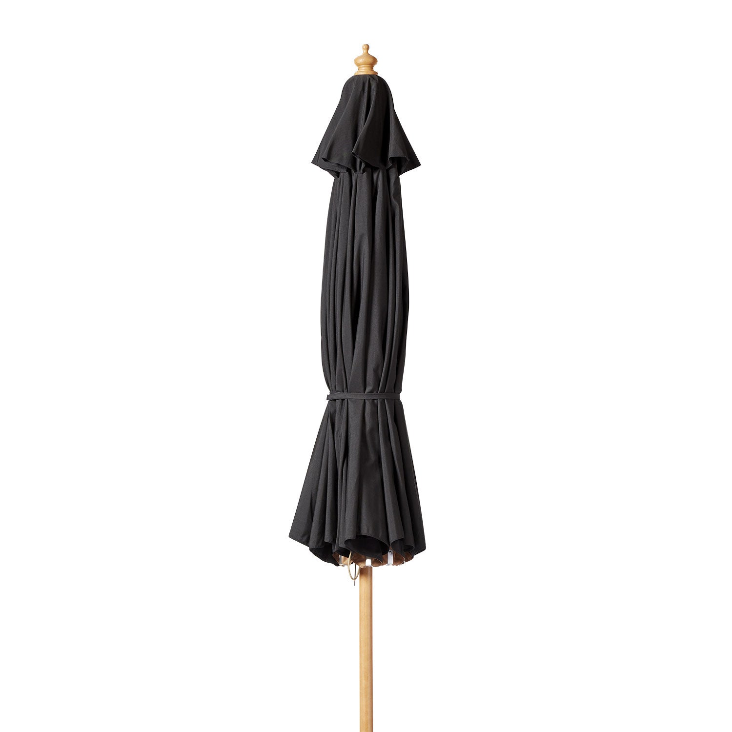 Capri 300 cm parasol Træramme sort 