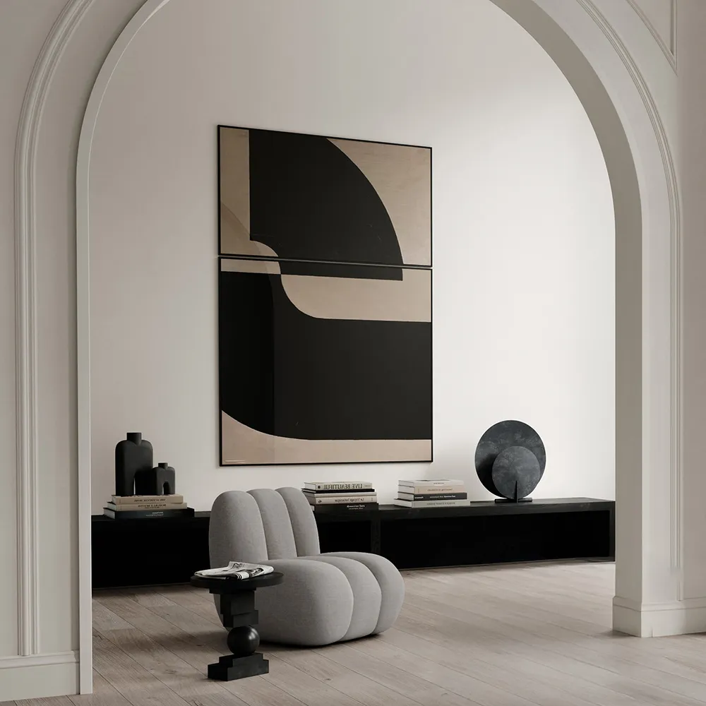 Toe Lænestol - Taupe