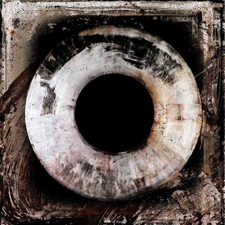 Artwood, Vægdekoration Circle Earth Color 120x120 cm Artwood