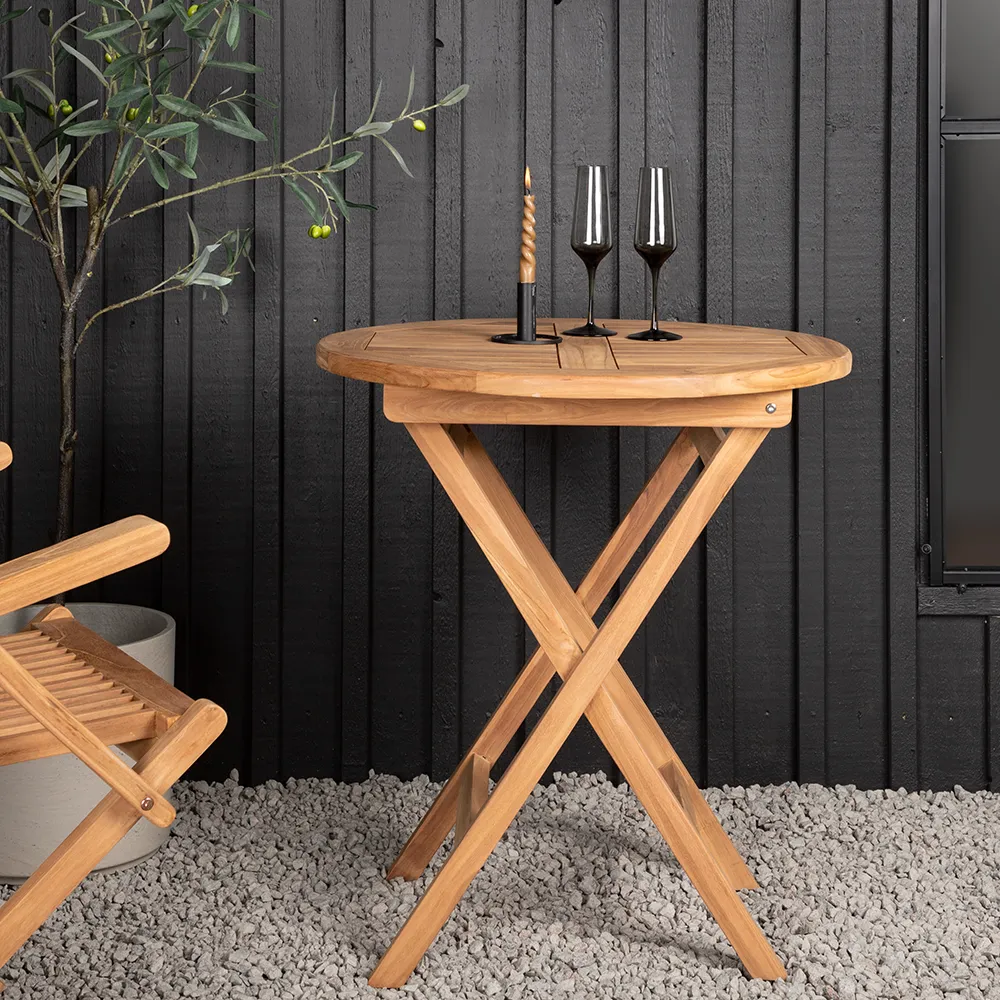 Kenya Cafébord Ø70 cm Teak 