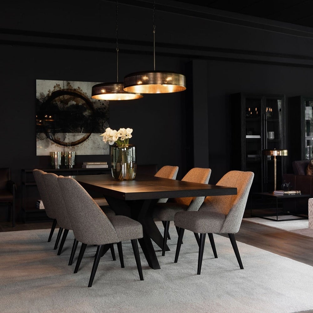 Reef vase i mundblæst glas Ø28 cm Smoke Grey