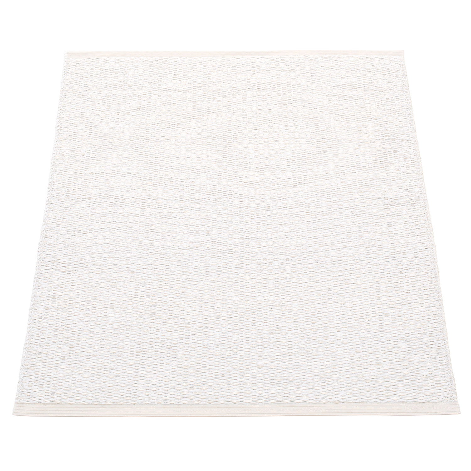 Pappelina, Svea tæppe 70x90 cm white metallic / white