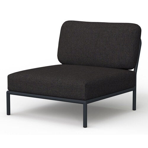 Level mellemsektion mørkegrå