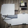 Amigo solseng top white aluminium/textilene 