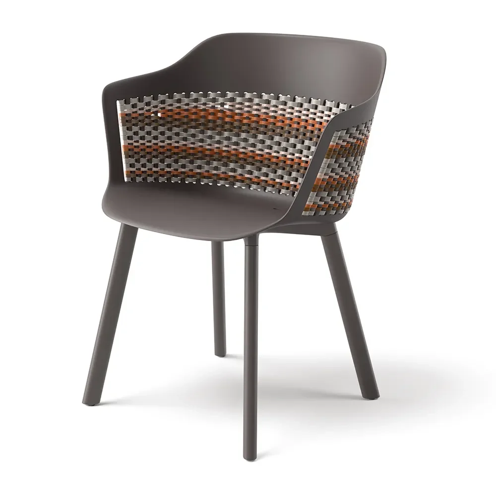 Dedon, MYMI lænestol w/ aluminum ben DE1 black pepper 0317 black pepper 0317