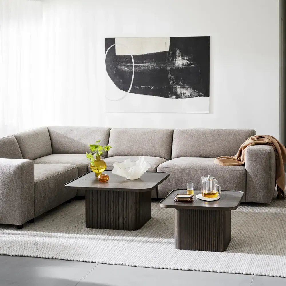 Sullivan sofabord 80x80 brun