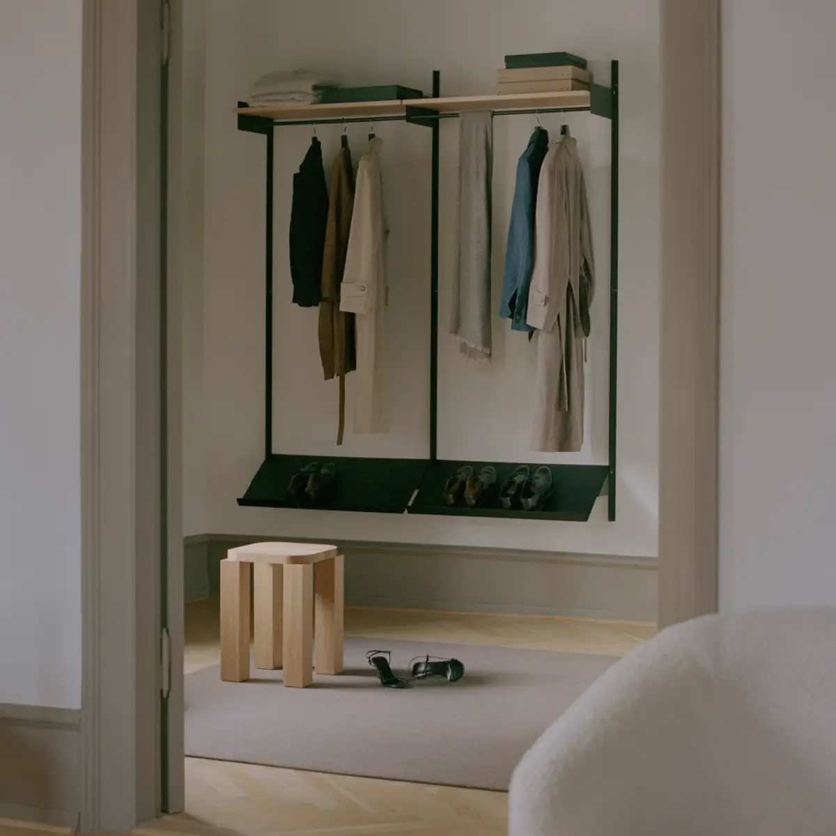 Atlas Taburet Naturlig Eg