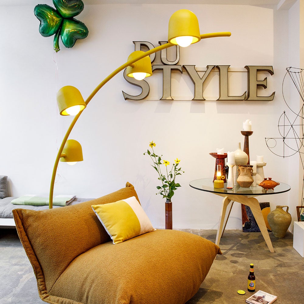 Big Lebowski gulvlampe anthracite