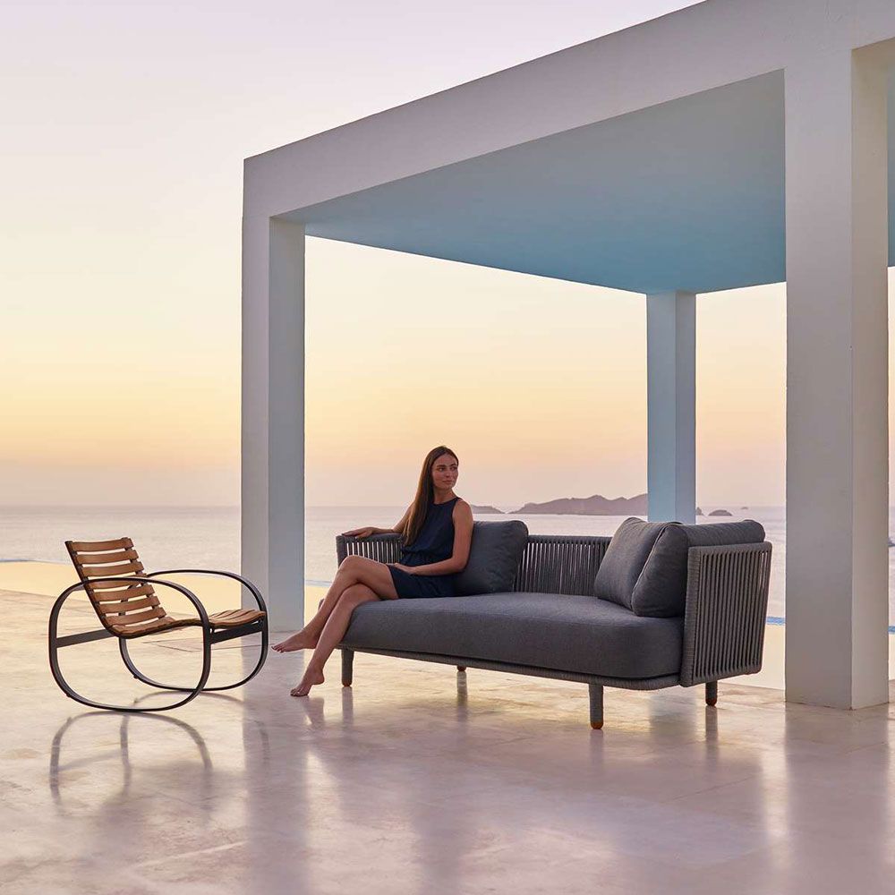 Parc Gyngestol Teak/Aluminium