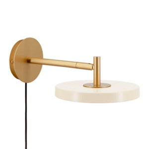 Asteria Wall Kort væglampe Ø15 cm Pearl White