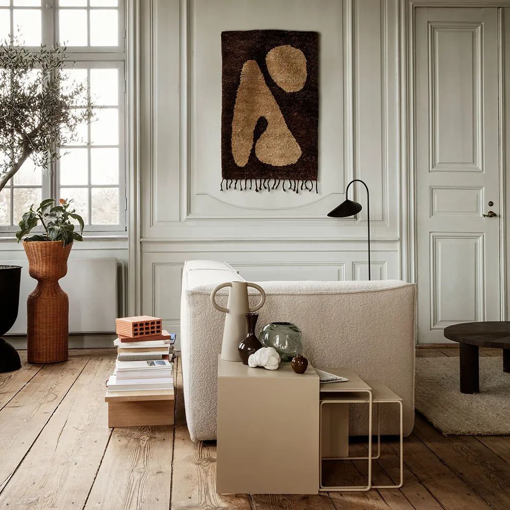 Uldtæppe Abstract 80x120 cm