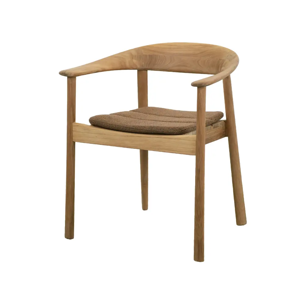 Cane-line, Majestic siddepude til armstol Umber brown