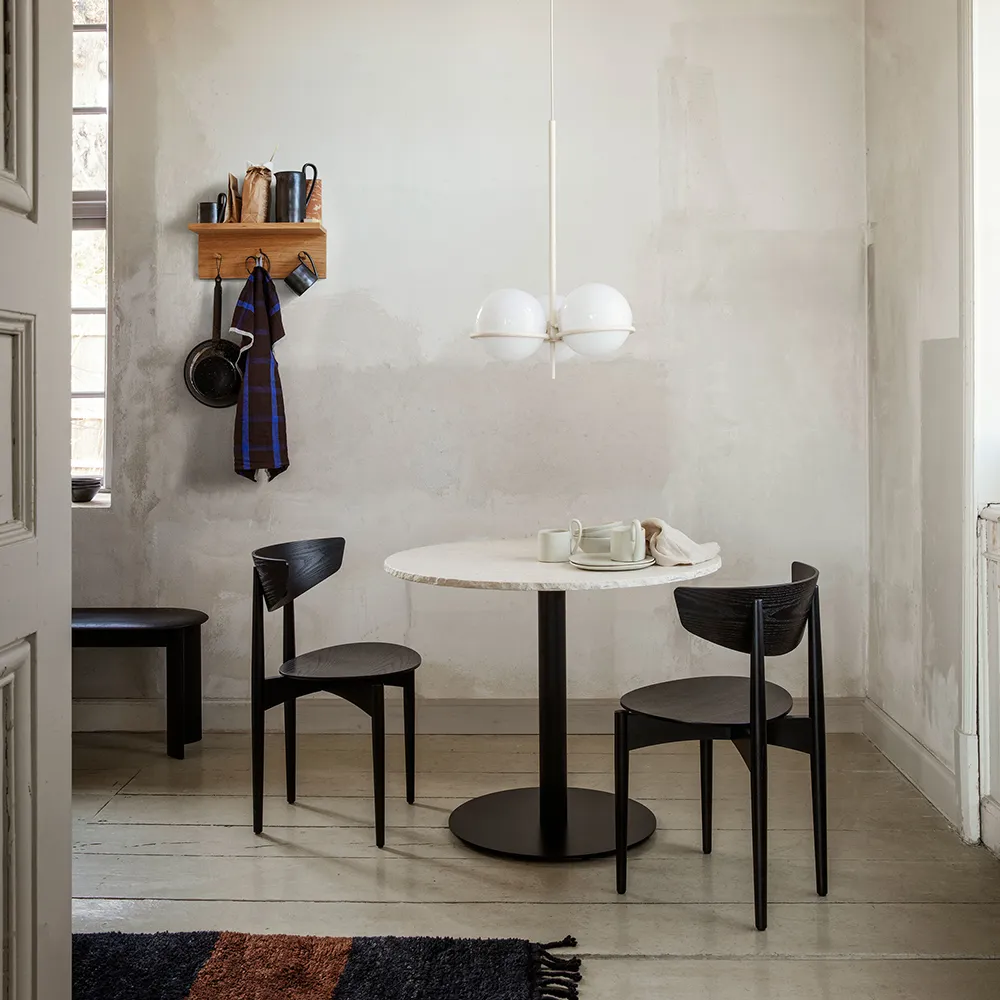 Herman Spisebordsstol Wood - Black