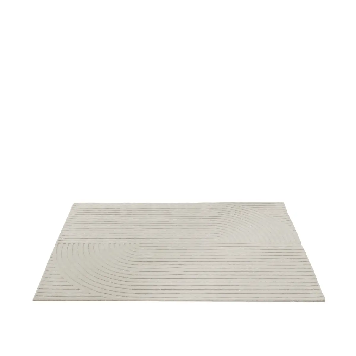  Relevo-tæppe Quattro – 170 x 240 cm – Off-white