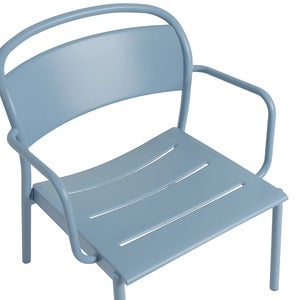 Linear Steel Lænestol Pale Blue 