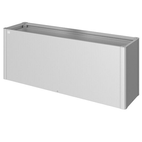 Belvedere plantebed maxi størrelse 200 metallisk sølv