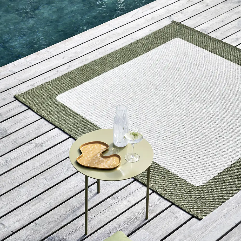 Ilda tæppe 180x180 cm pine / vanilla 