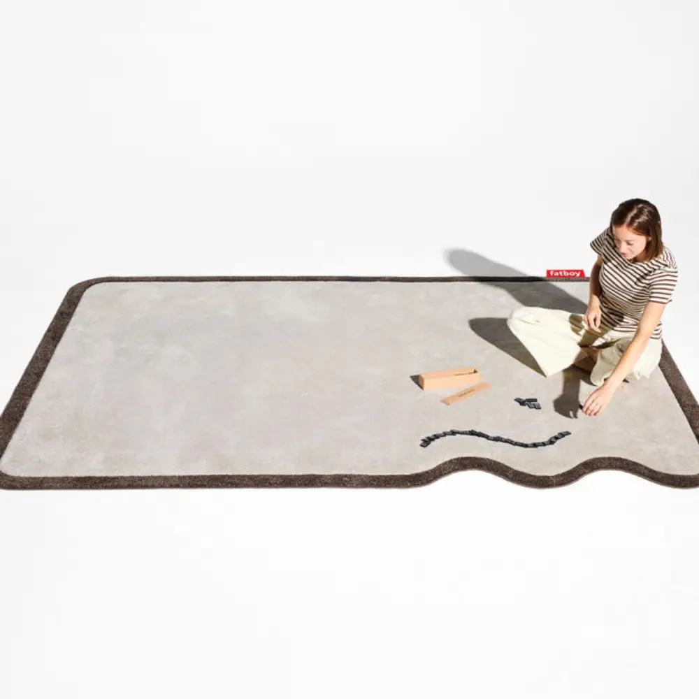 Tæppe petit not straight creme-brown