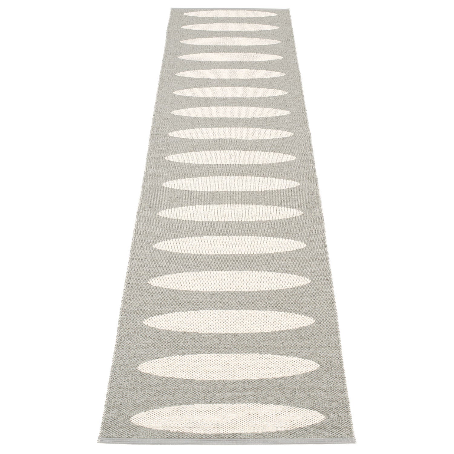 Pappelina, Ella tæppe 70x300 cm warm grey / vanilla