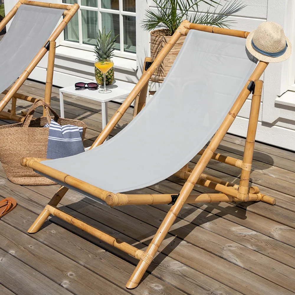 Cane strandstol bambus