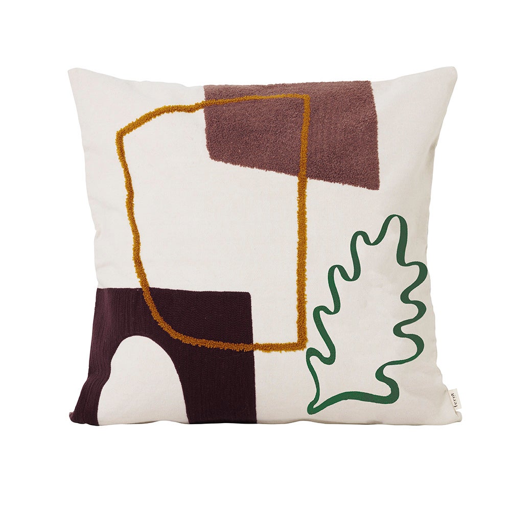 Ferm Living Mirage pude 50x50 cm Leaf