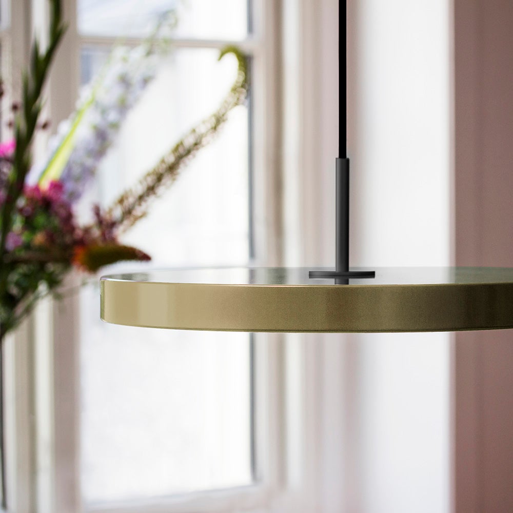 Asteria Medium Loftlampe Ø43 cm Taupe/Sort