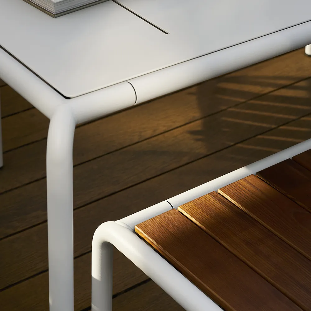 AVANTI Spisebord 153x98 cm råhvid