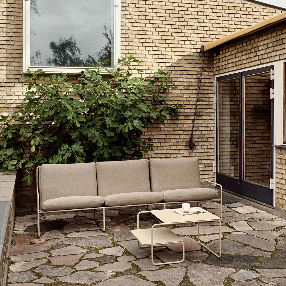 Desert 3-personers sofa Cashmere/Dark Sand