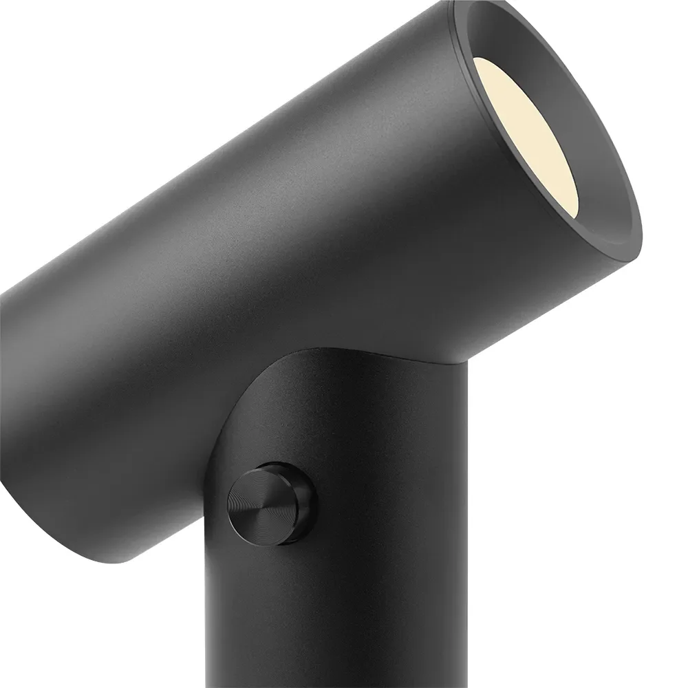 Bærbar udendørslampe Beam Black