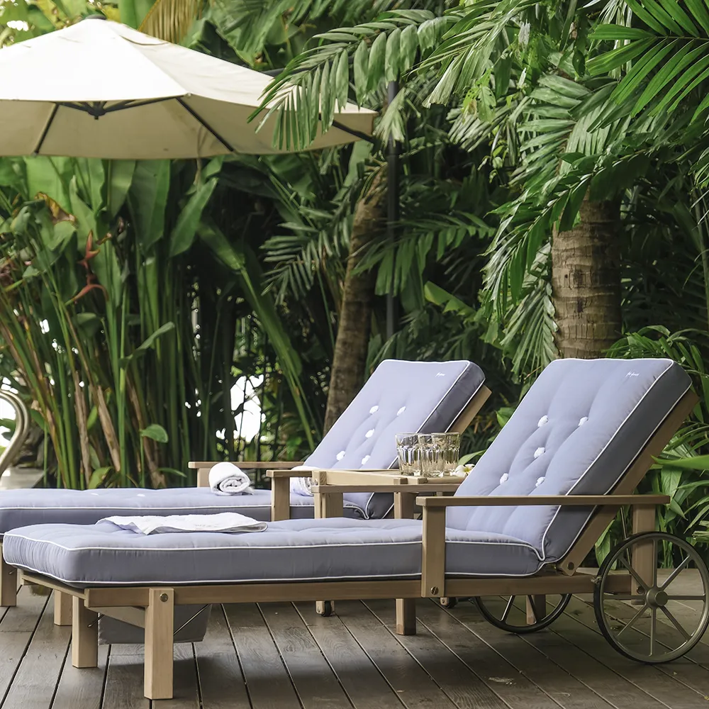 Solseng med armlæn Redwood