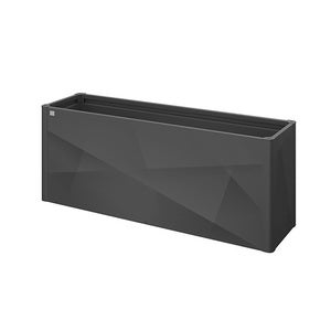 Dyrkningsbed 2 x 0,5 X-Design metallic mørkegrå