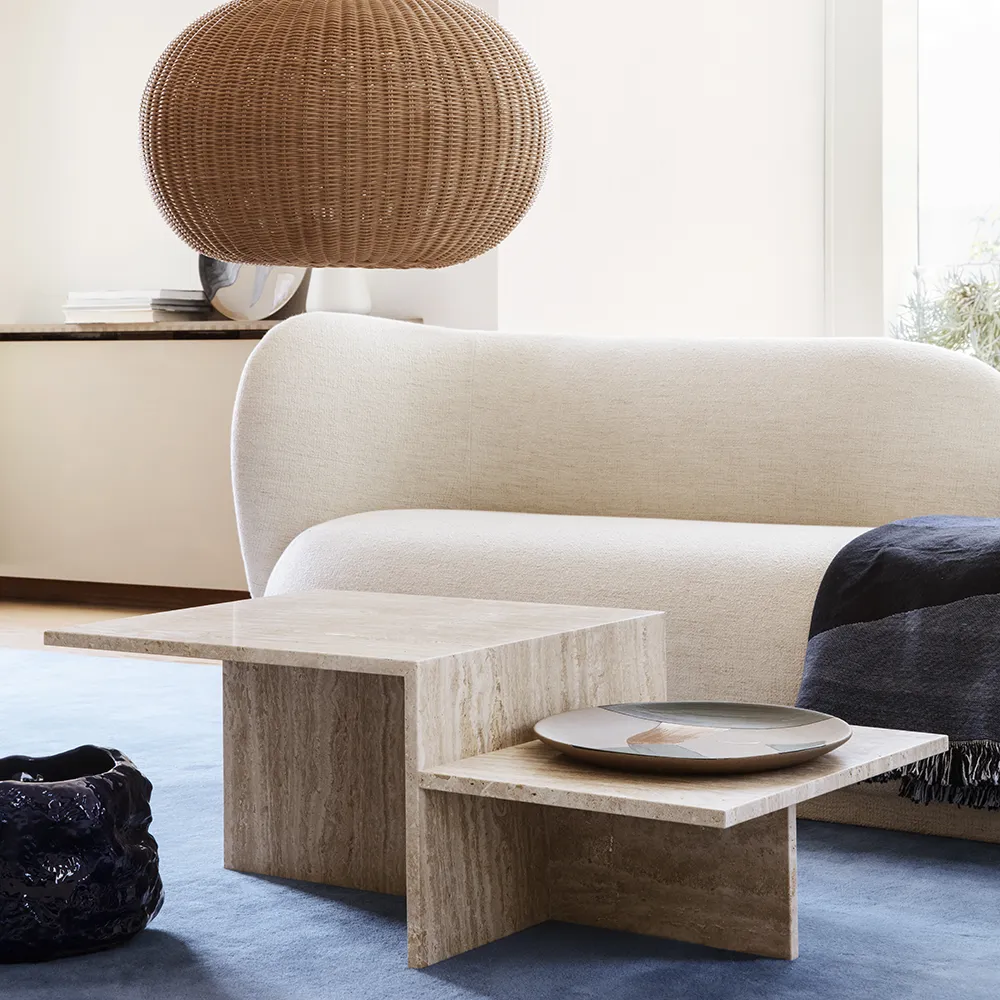 Distinct Sofabord - Travertine