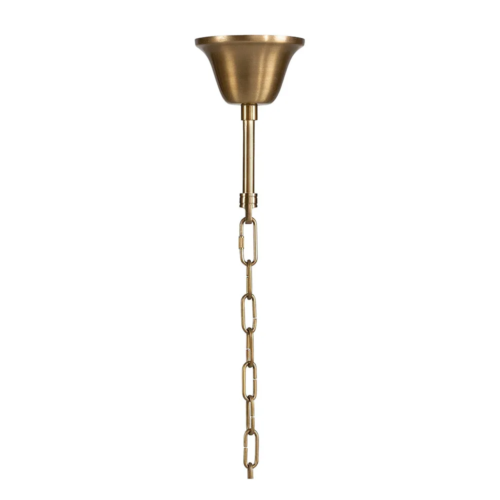 Loftlampe Crown 165 cm old brass