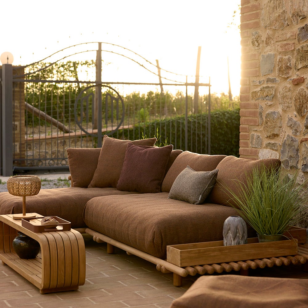  Rise pyntepude 50x50-Light brown Rise