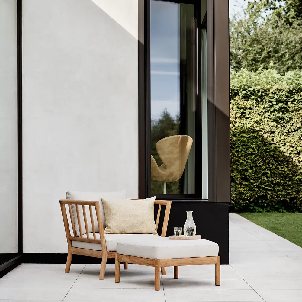 Tradition Lænestol Light Sand / Teak 