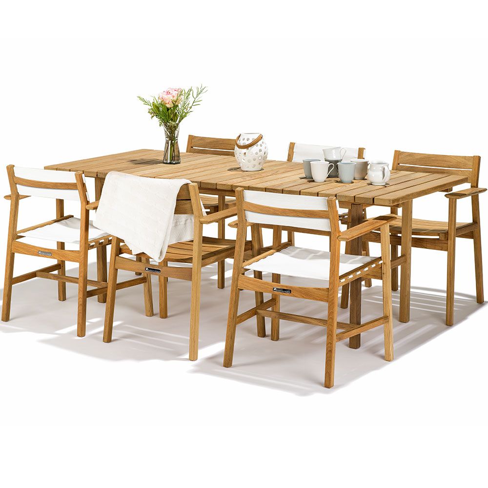 Djurö Spisebordssæt Teak Skargaarden