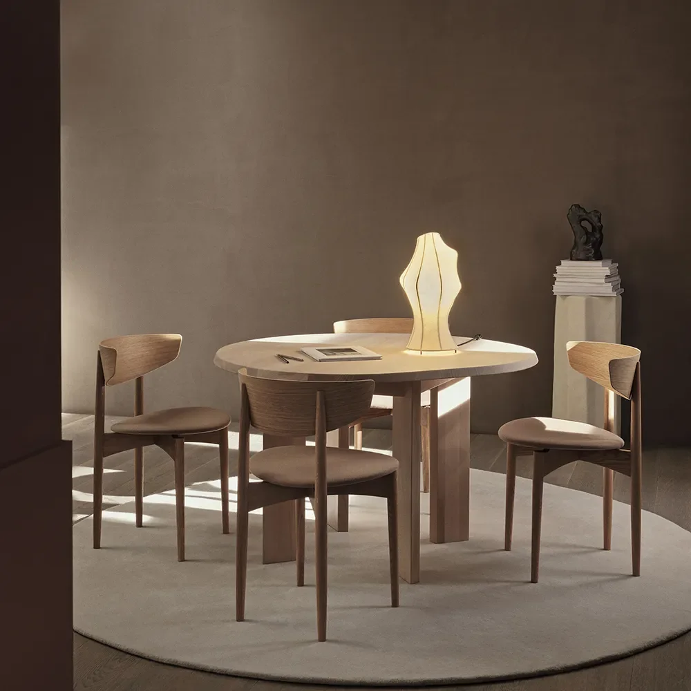 Herman Spisebordsstol Wood - White Oiled Beech