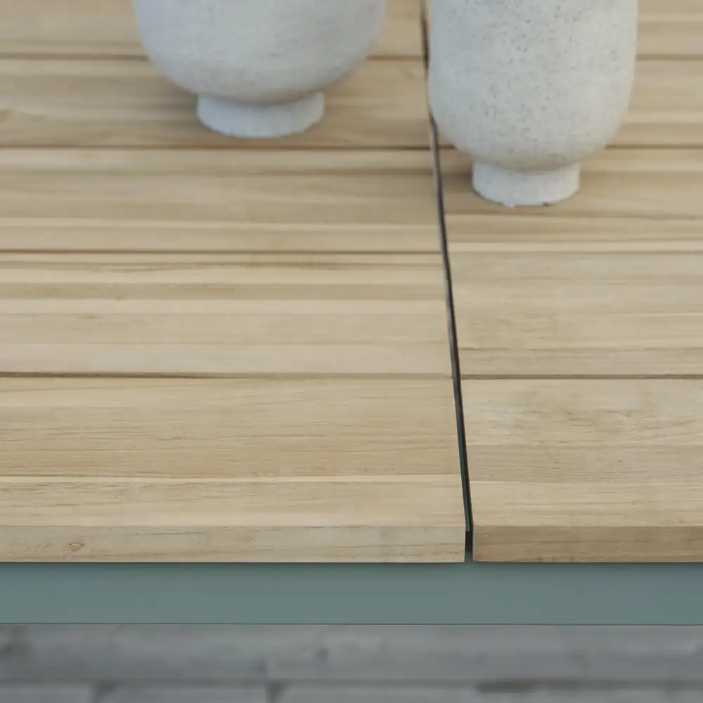 Nox Spisebord 90x240 cm Grøn/Teak Brafab