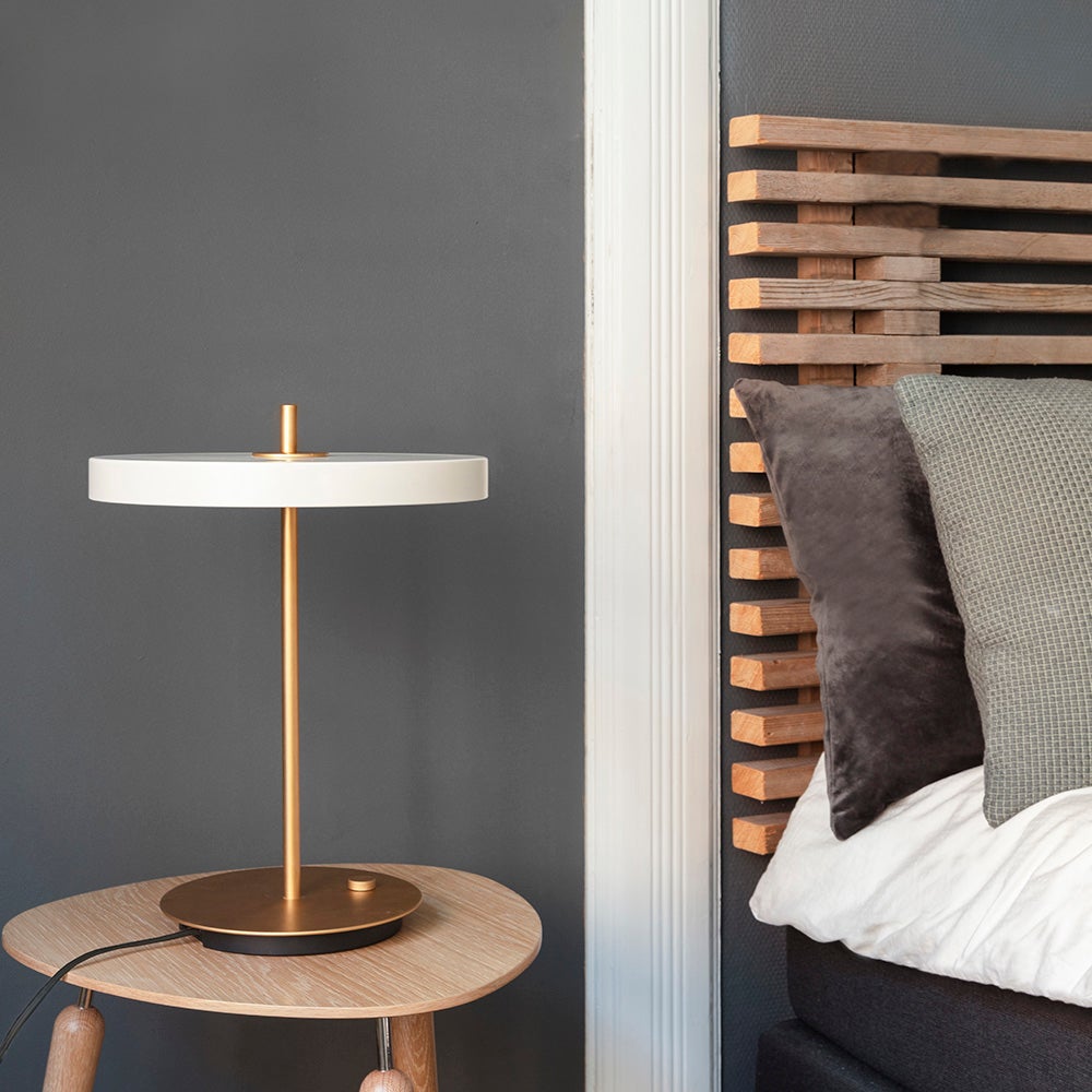 Asteria table Bordlampe Ø31 cm Pearl White