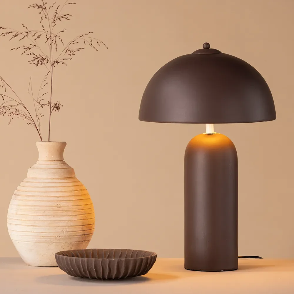 Corello bordlampe Brun