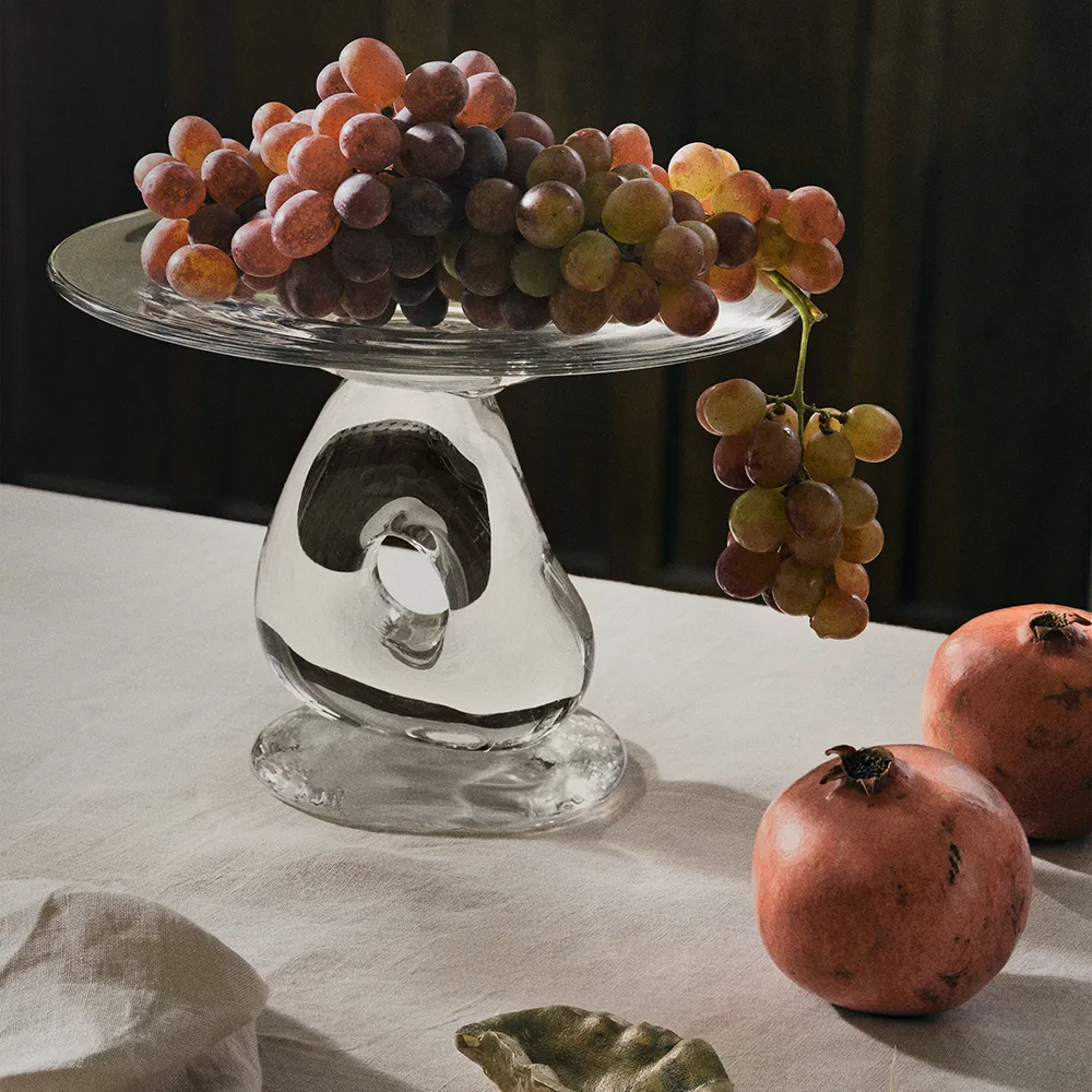 Damo Glass Centrepiece - Clear